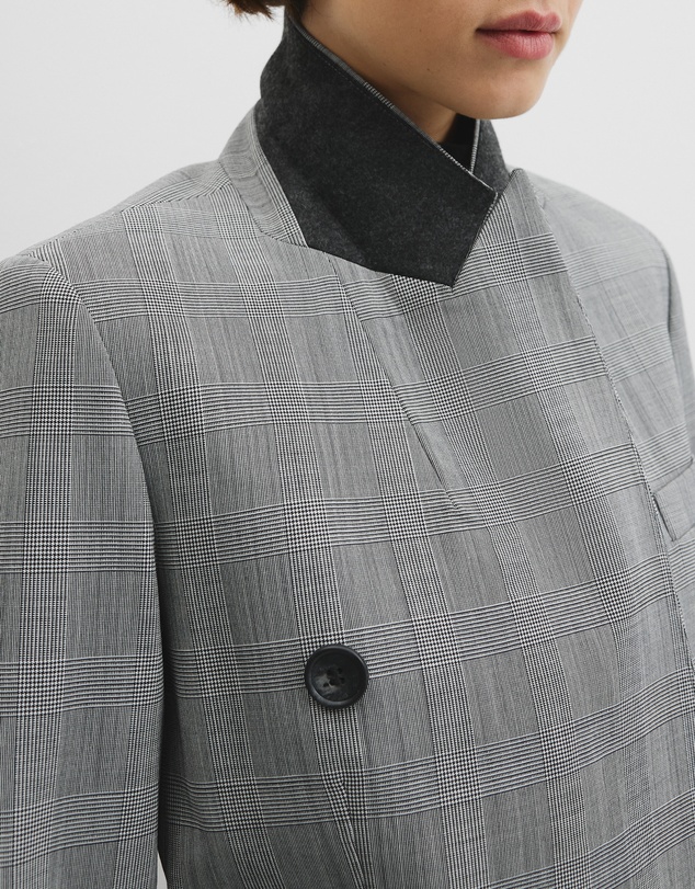 Country Road - Glen Check Double Breasted Blazer