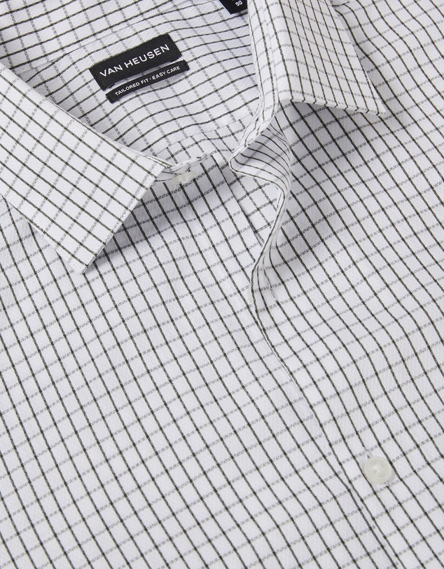 Van Heusen - Windowpane Poplin Shirt