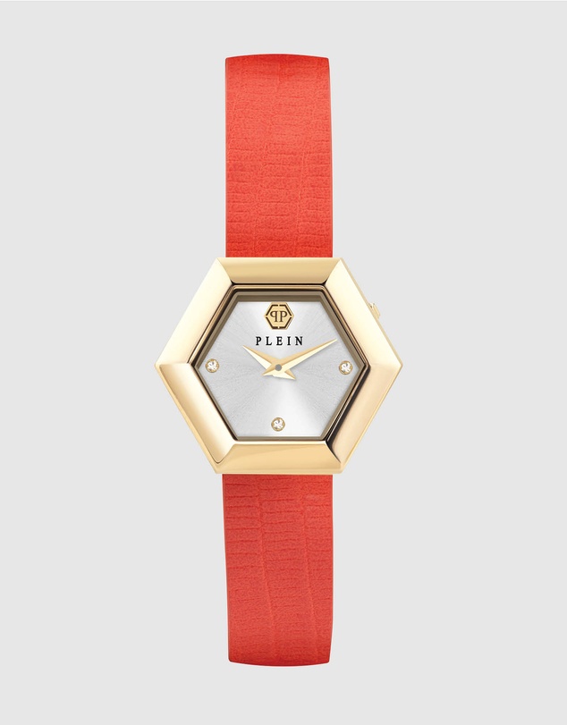 Philipp Plein - LA JUNGLE DE PLEIN 28mm Gold-Tone Analogue