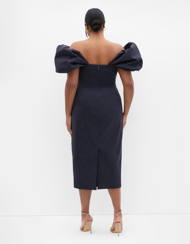 City Chic - Elyse Off Shoulder Midi Dress