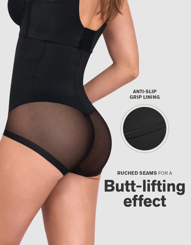 Leonisa - Sheer Highlight Extra-High Waist Butt-Lift Shaper Brief
