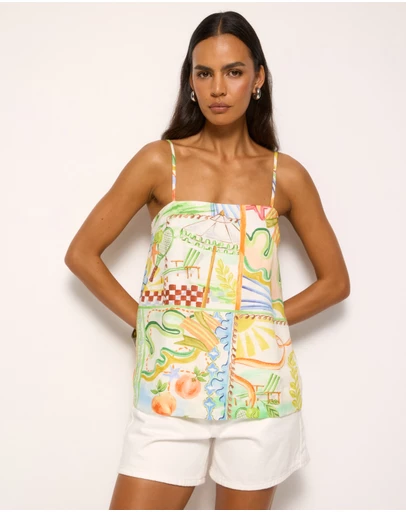 AERE - Lana Linen Cami