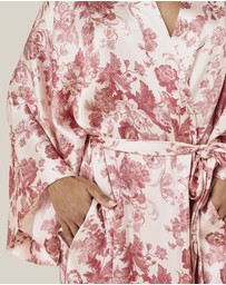 Papinelle - Madelyn Silk Kimono Maxi Robe