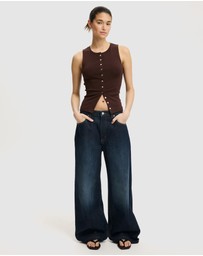 Cotton On - Bailey Button Detail Vest
