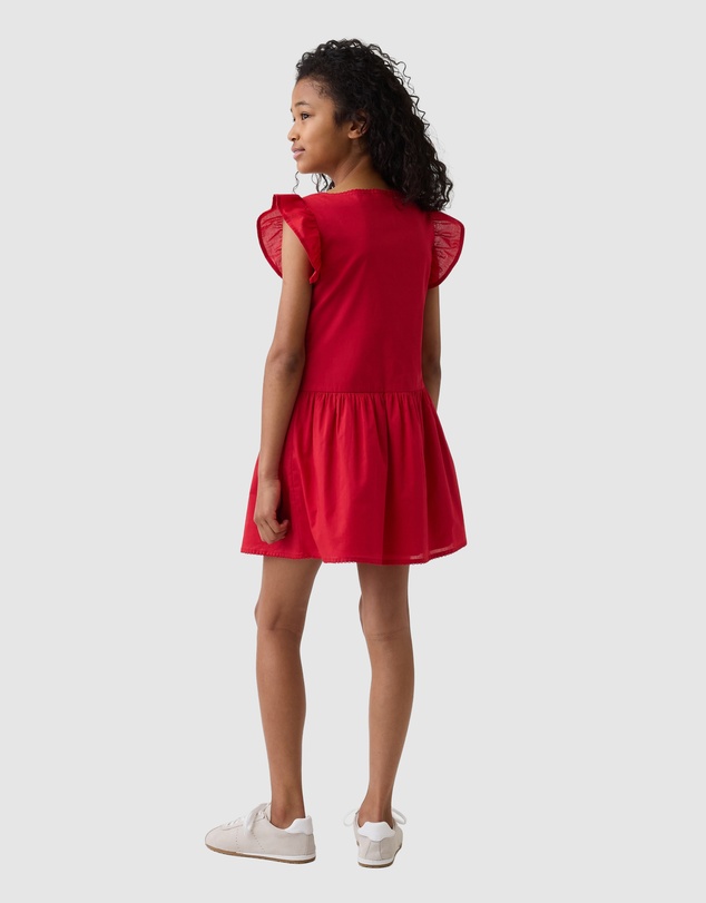 GAP - SS Lace Trim Dress - Teens