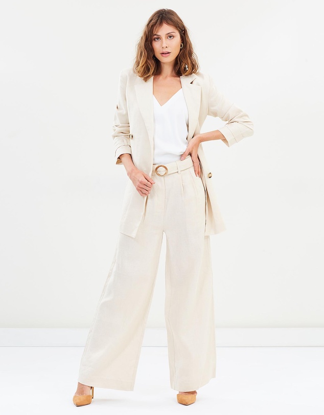 FRIEND of AUDREY - Fleur Linen Pants