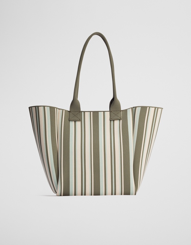 Country Road - Stripe Knit Shopper