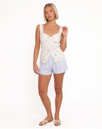 Petal & Pup - Tallulah Shorts - Pale Blue
