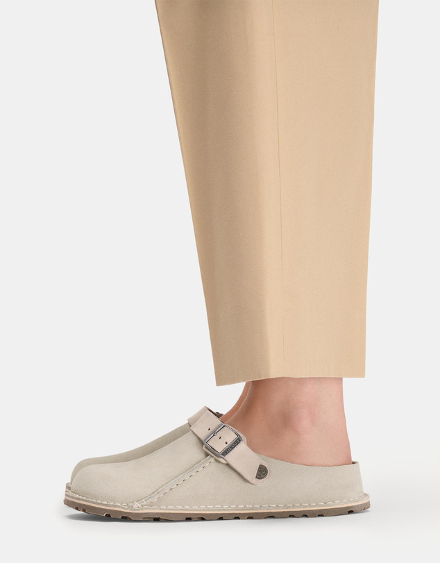 Birkenstock - Lutry Oyster Suede Leather Regular - Unisex