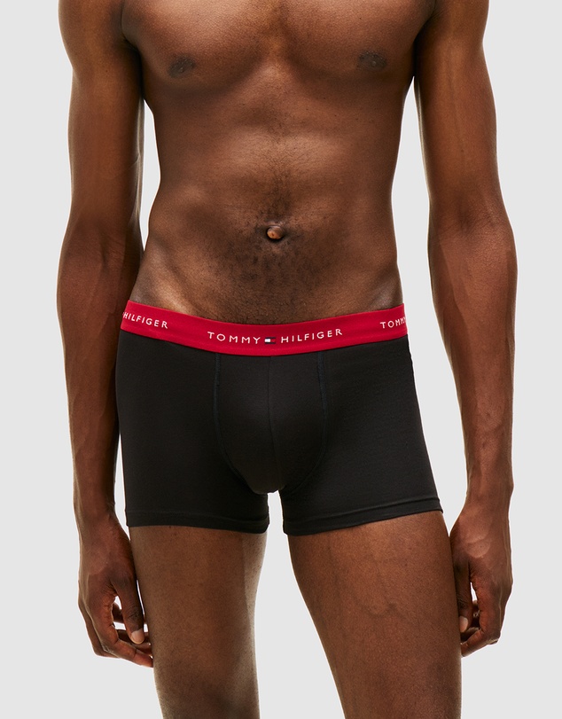Tommy Hilfiger - 5-Pack Signature Repeat Logo Waistband Trunks