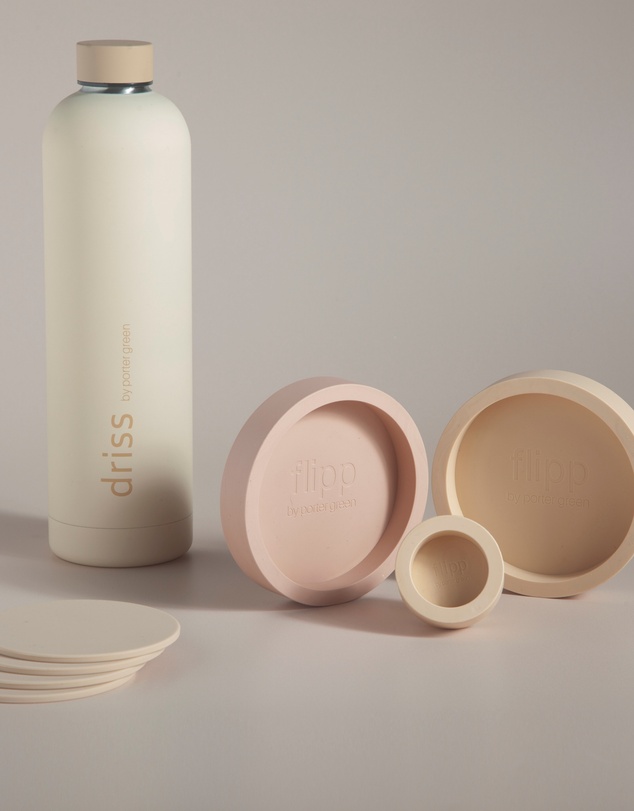 porter green - ciss | unbreakable silicone coasters