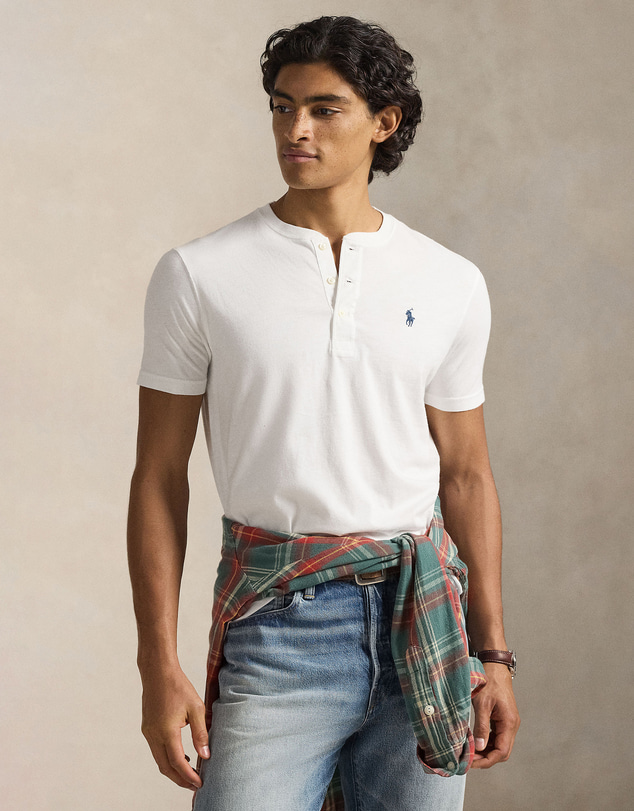 Polo Ralph Lauren - Slub Jersey Short-Sleeve Henley Shirt