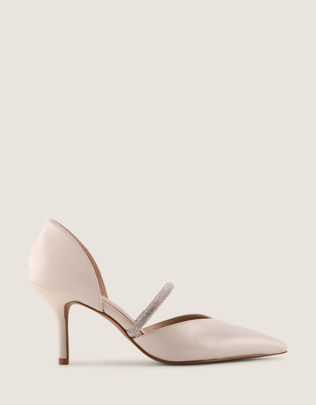 Shelly Shen - Normy High Heels Ivory Leather
