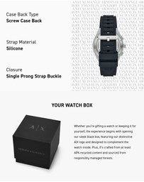 Armani Exchange - Blue Chronograph Watch