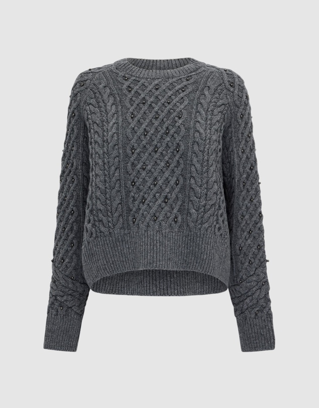 rag & bone - Liz Beaded Crewneck Sweater