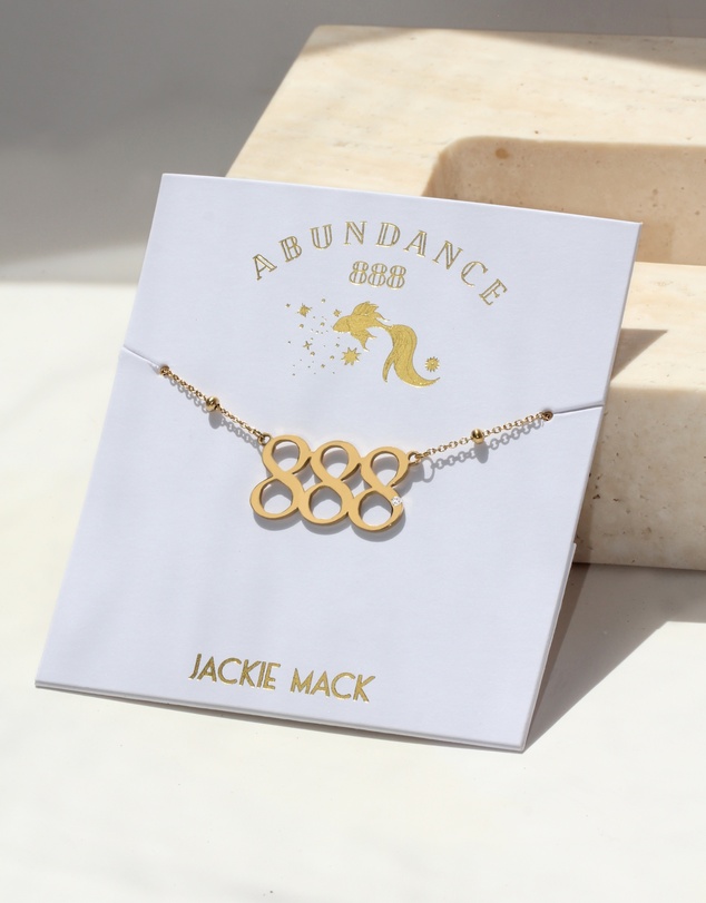 Jackie Mack - Abundance Necklace Angel Number 888