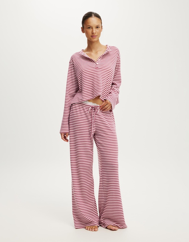 Cotton On Body - Super Soft Waffle Wide Leg Pant