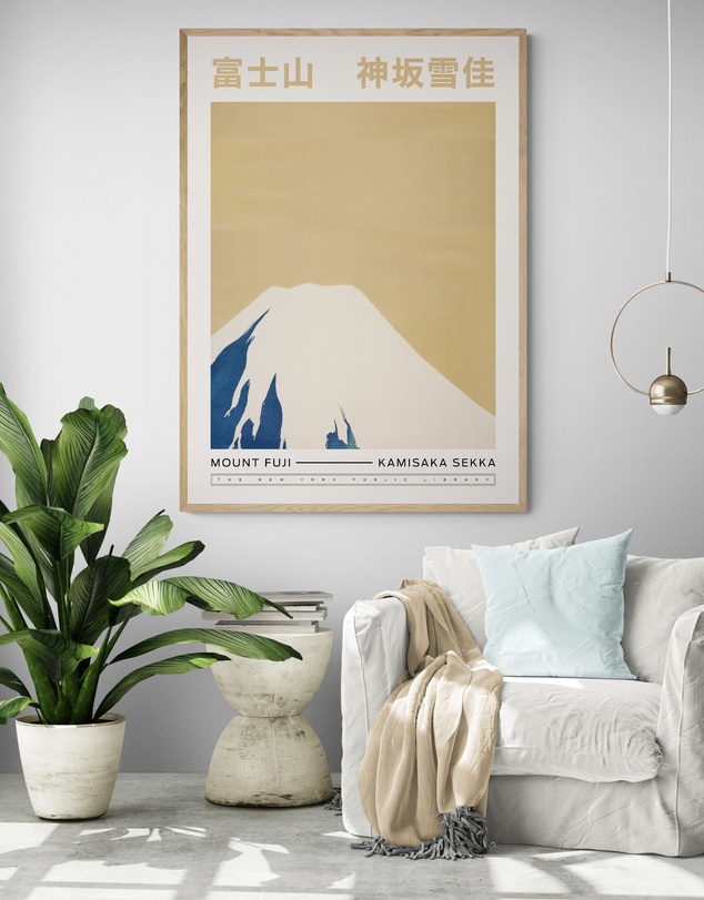 Inka Arthouse - Mount Fuji by Hokusai Art Print