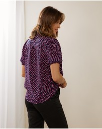 Atmos&Here - Brodie Puff Sleeve Blouse