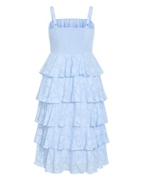 City Chic - Plus size Daniela Ruffle Tier Dress - sky blue