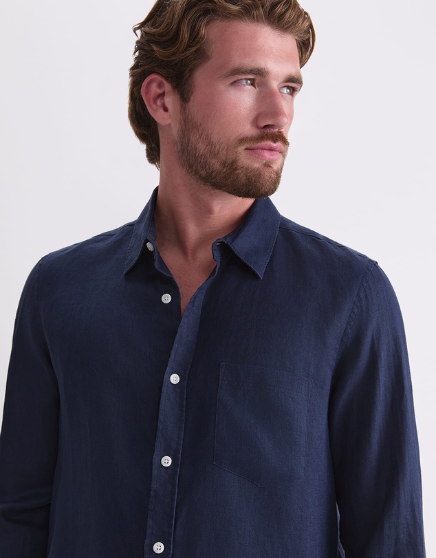 Sportscraft - Long Sleeve Linen Shirt