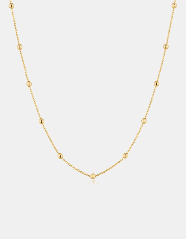 Ania Haie - Gold Beaded Chain Necklace