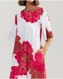 Binny - Hibiscus Midi Dress