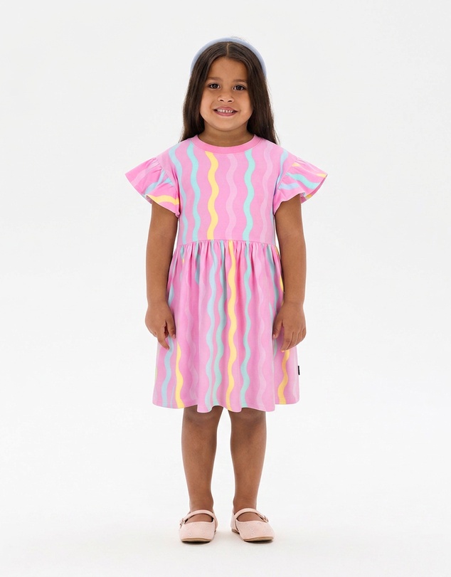 Rock Your Kid - Candry Stripe Fleur Dress