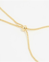 Lovisa - Gold Plated Cubic Zirconia Quartz Celestial Toggle Bracelet