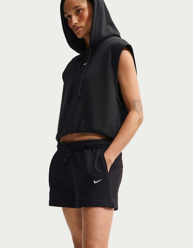 Nike - Studio Fleece Lightweight French Terry Mid-Rise Shorts