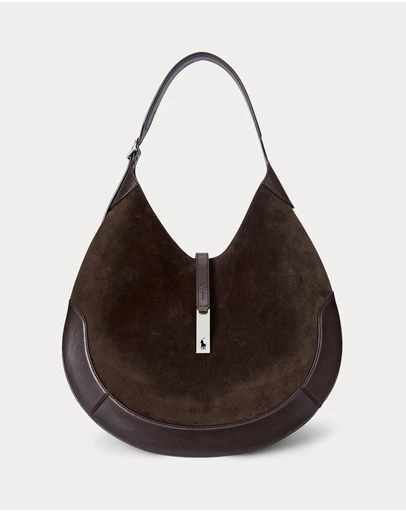 Polo Ralph Lauren - Polo ID Suede Large Shoulder Bag