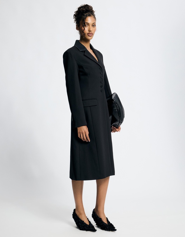 Lover - Salom Contrast Collar Suiting Coat
