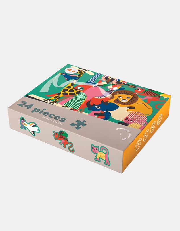 Journey Of Something - 24 Piece Kids Puzzle  - Animal Carnival