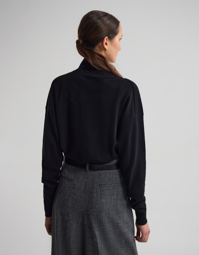Oxford - Maddison Funnel Collar Cardigan