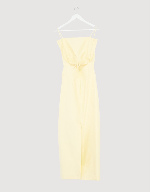 Revibe - Repaired Shona Joy Otis Draped High Neck Midi Dress - AU 8