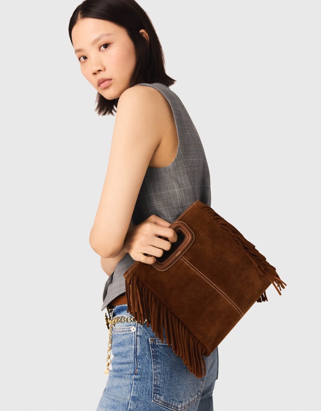 Maje - Msuedeintensestitch Handbag