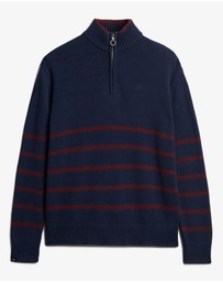 Superdry - Cotton Half Zip Knit