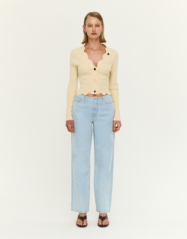 Staple the Label - Gia Crop Knit Top