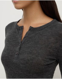 Assembly Label - Nora Merino Wool Henley Top
