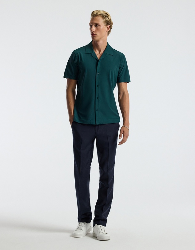 Calibre - Performance Cuban Collar Shirt Jade