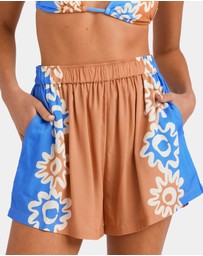 Billabong - Womens Trippin Drippin Elastic Waist Shorts