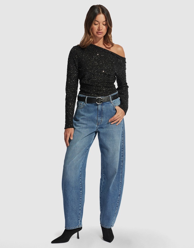 Decjuba - Camille Barrel Leg Jeans