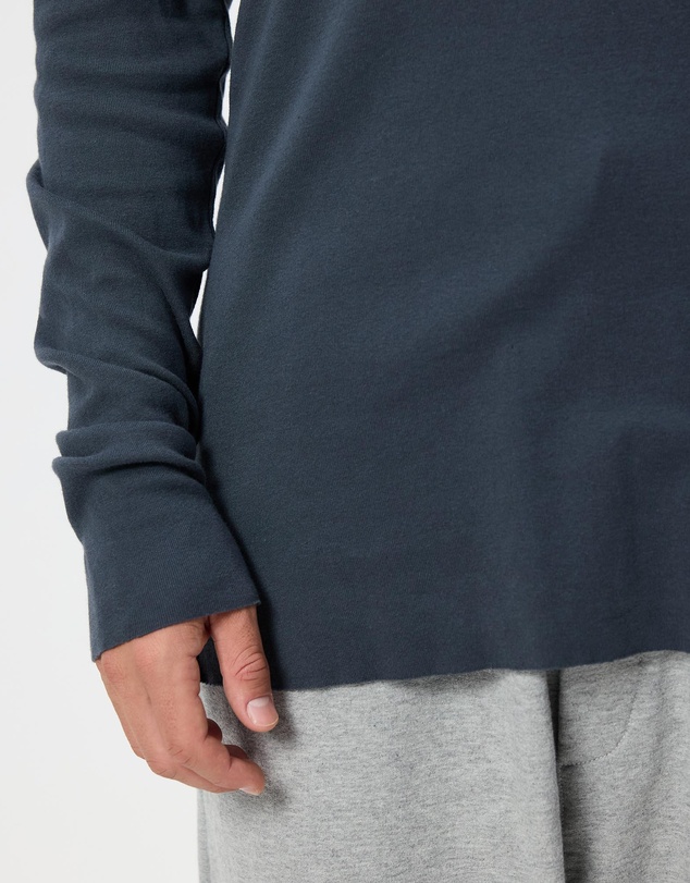 Surrounded By Ghosts - Gypsum Slim Rib Knit Long Sleeve T-Shirt