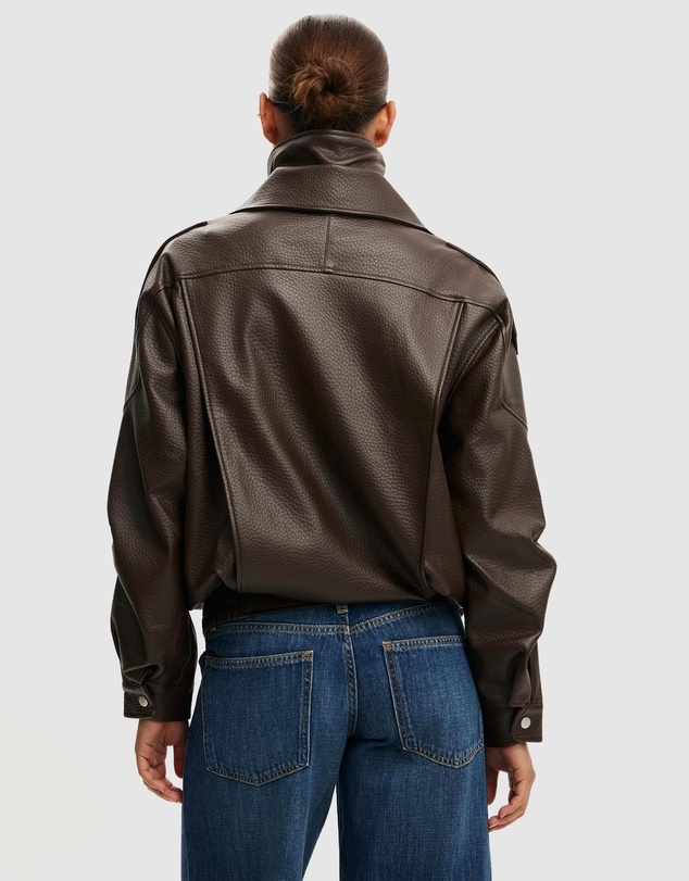 Cotton On - Cove Faux Leather Jacket