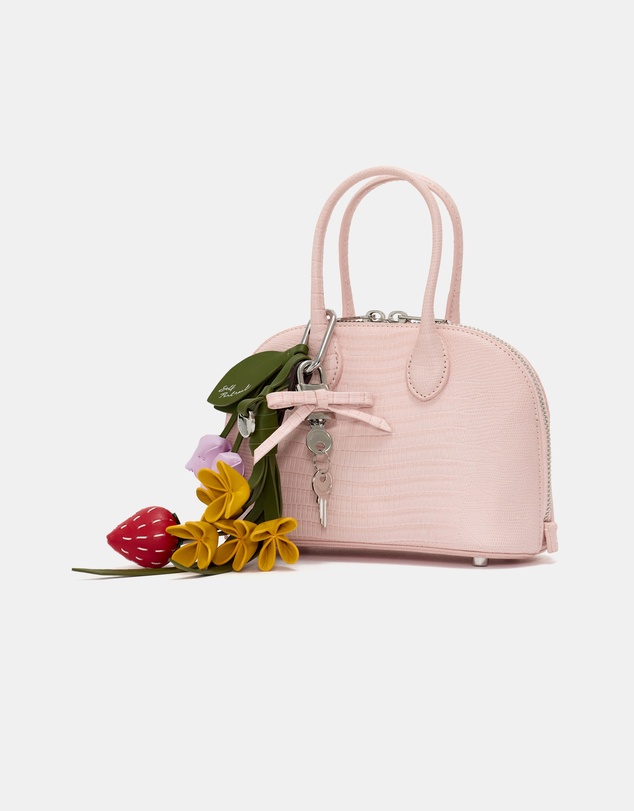 Self Portrait - Lizard Leather Toast Mini Bag