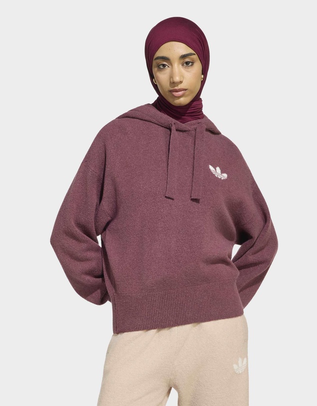 adidas Originals - ESSENTIALS KNIT HOODIE Womens