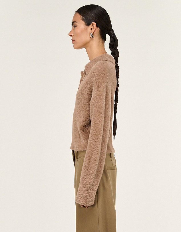 Staple the Label - Ember Fluffy Polo Jumper