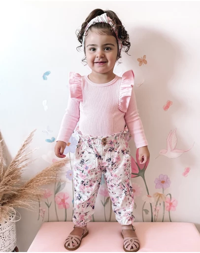 WITH LOVE FOR KIDS - Paperbag Cord Pants - Babies - Kids