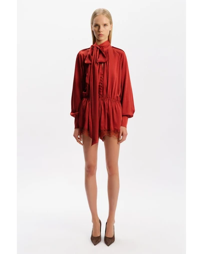 Bardot - Petra Long Sleeve Playsuit
