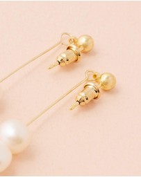 Moira Hughes - The White Label - Livvy Pearl Drop Earrings